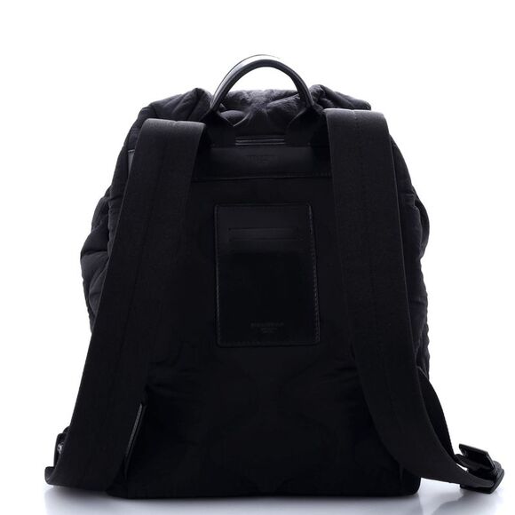 Dolce & Gabbana Palermo Logo Backpack Quilted Printed Neoprene Black - Picture 3 of 6